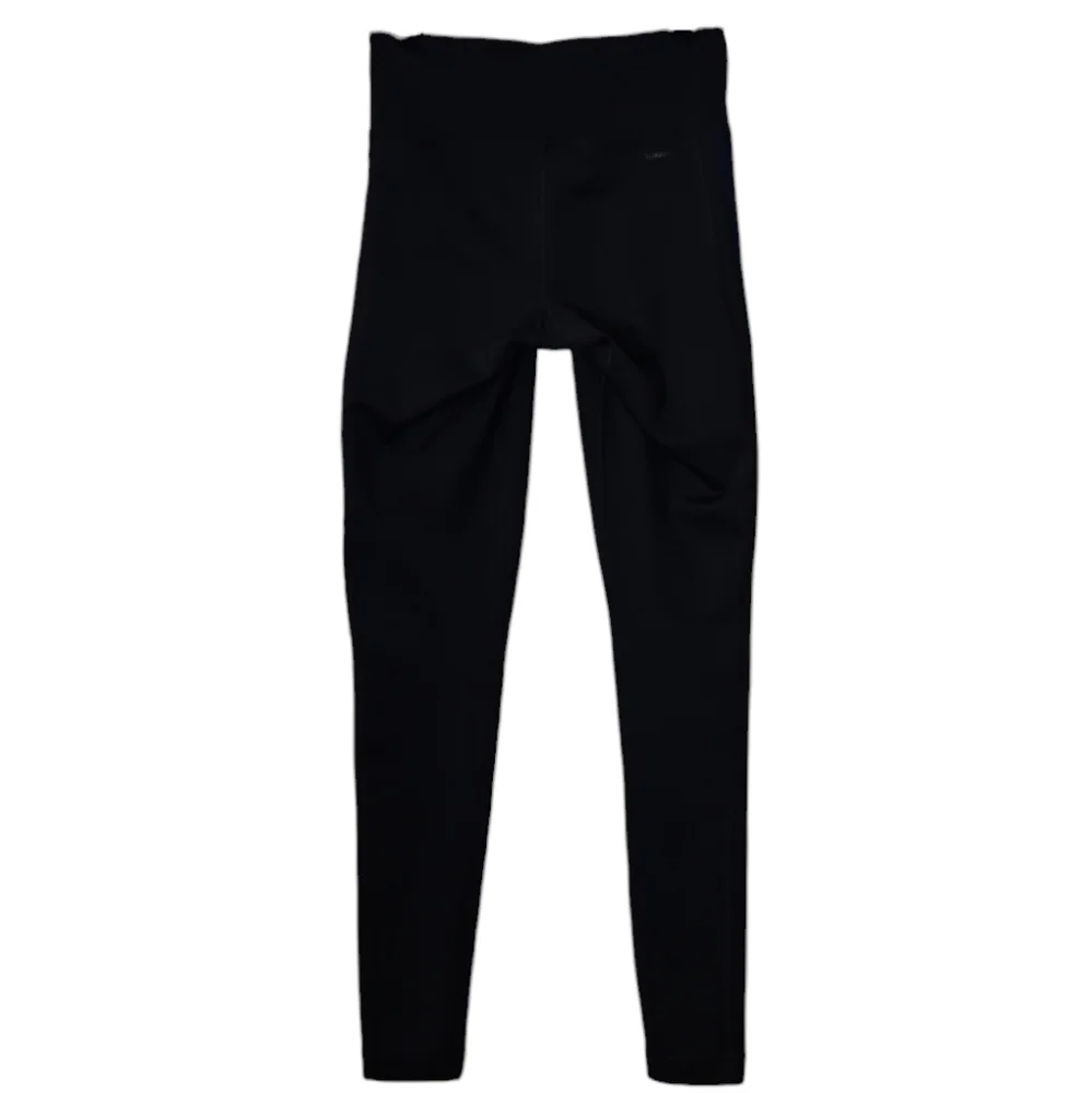 Adidas Climalite 3 Stripe Full Length Legging Black/Blue Size S